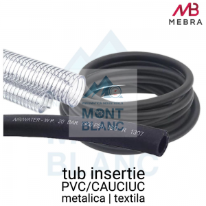 Furtun aer comprimat cu insertie textila  Poliuretan | PVC | Cauciuc